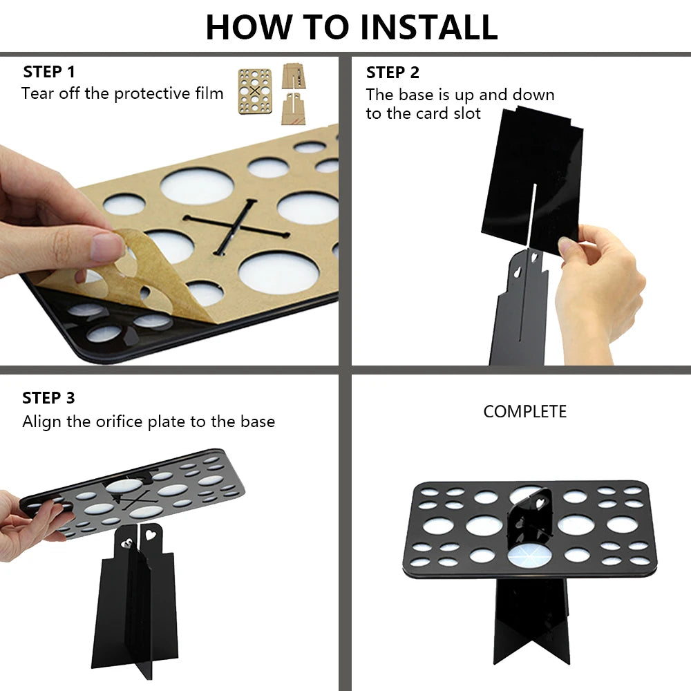 Holes Stand Brush Drying Tree